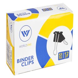 WORLDONE Binder Clips 51mm